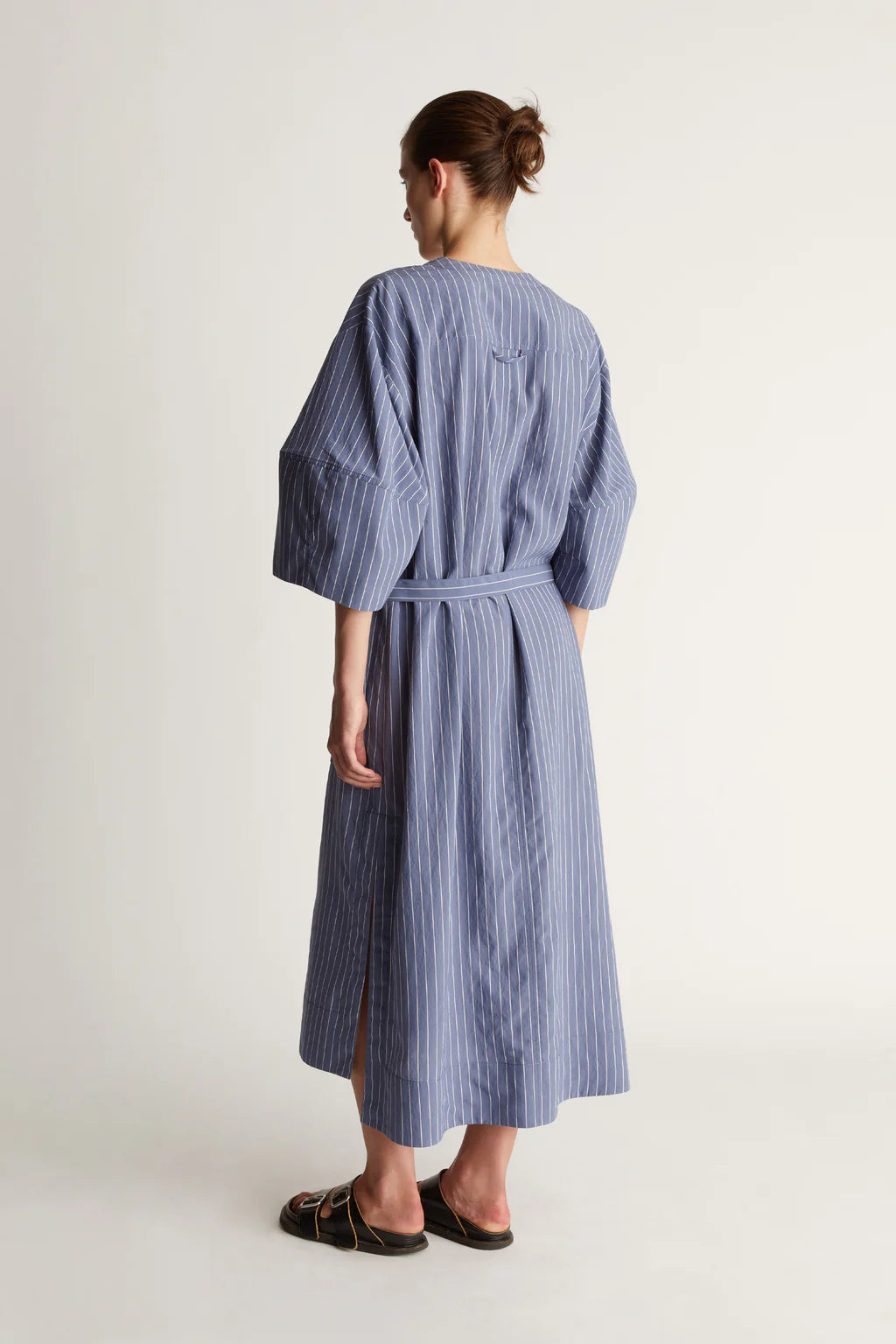 Heath Dress | Blue Stripes