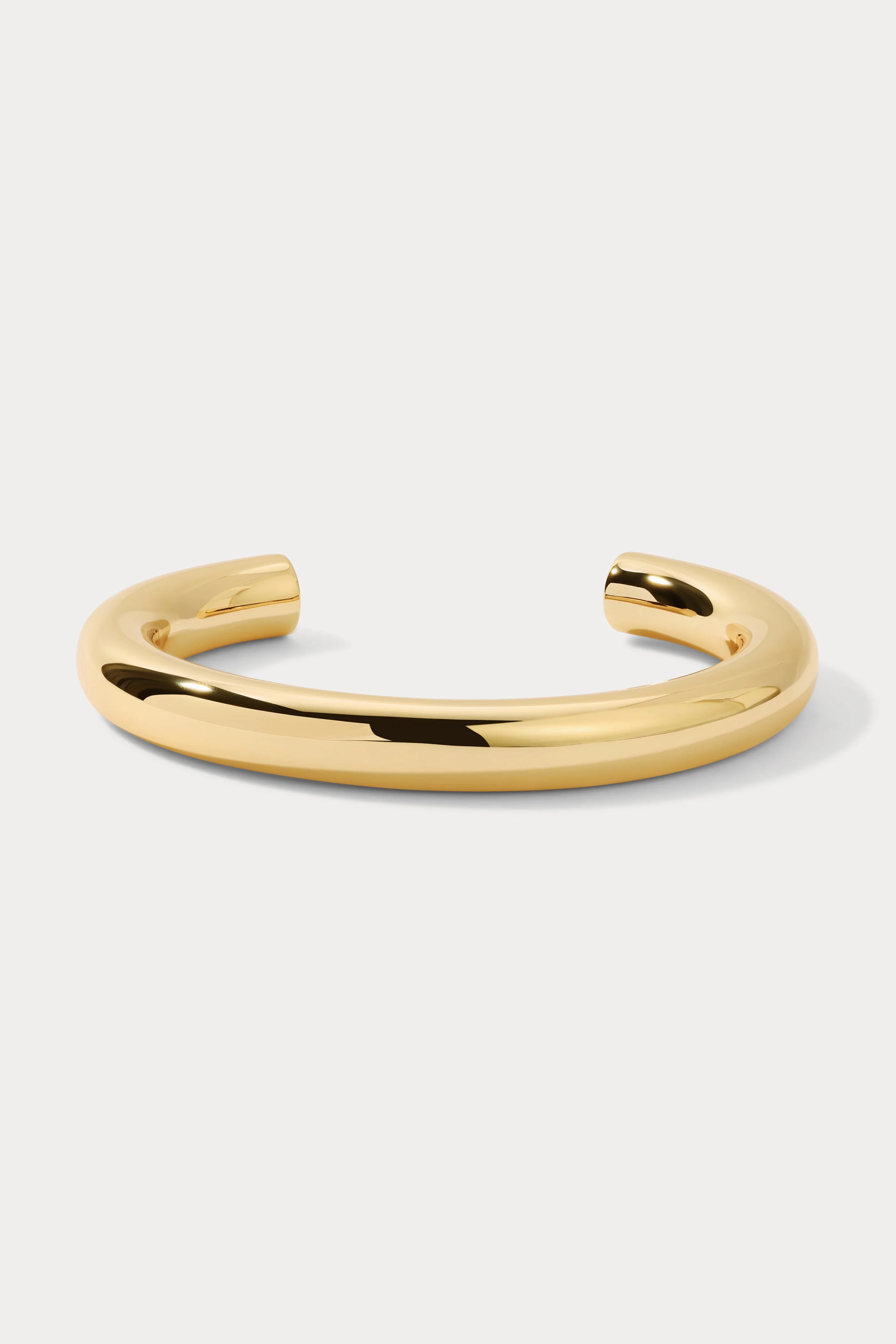 Lili Claspe Medium Sloane Hollow Cuff Bracelet - Gold