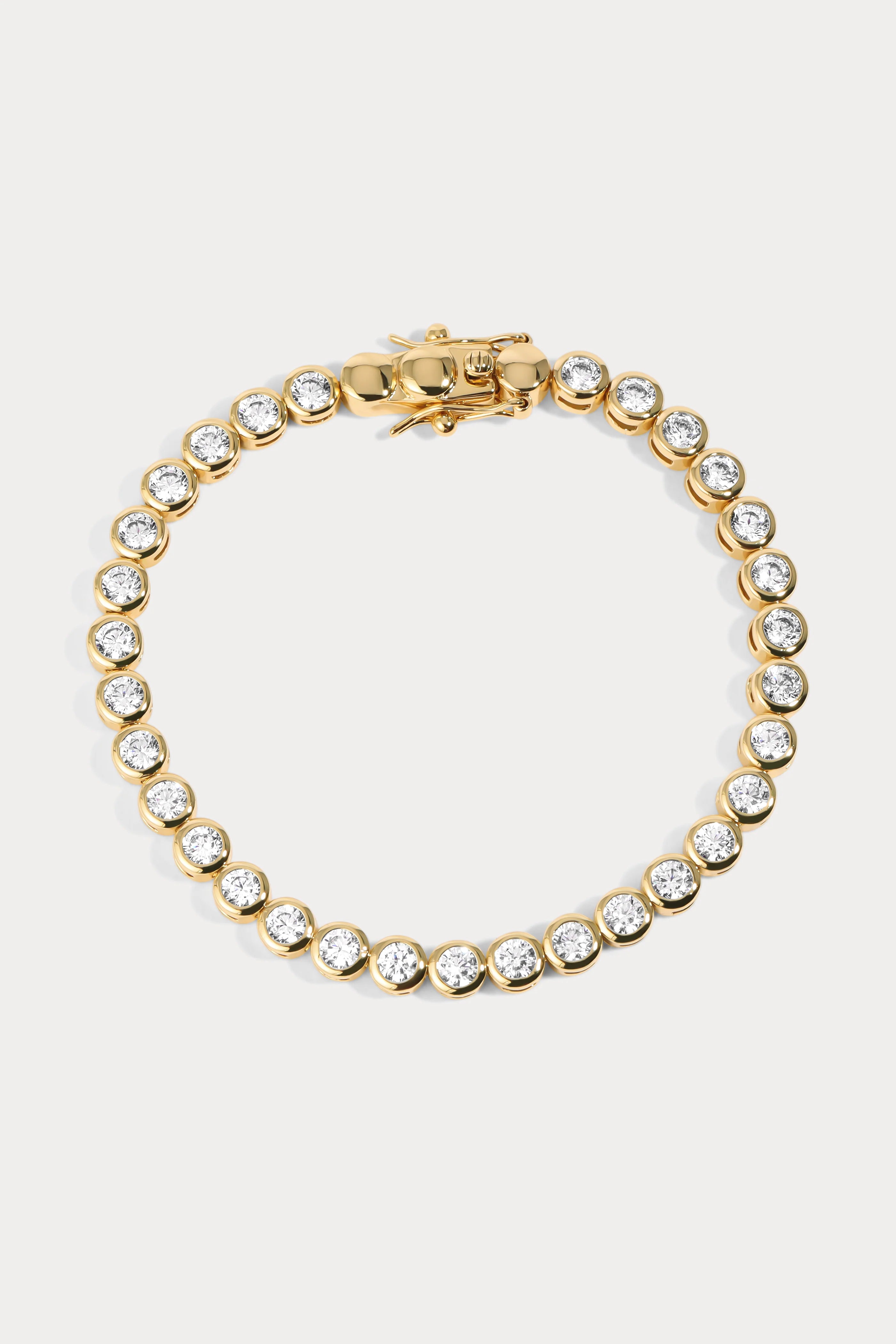 Lili Claspe Reese Tennis Bracelet - Gold