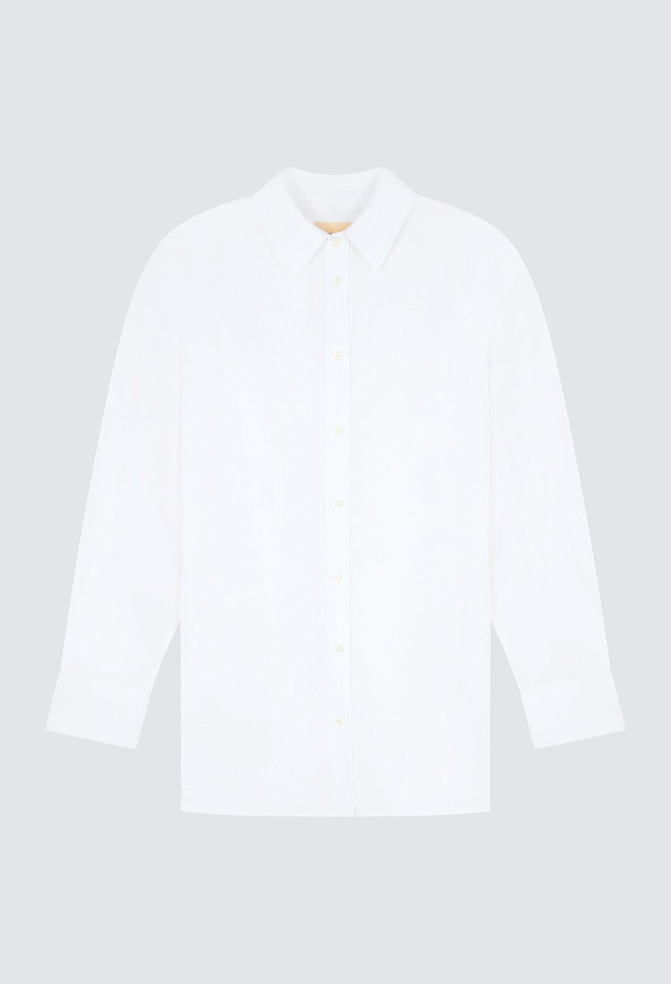 LouLou Studio Espanto Poplin Shirt - White
