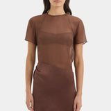 Sir Luca Mini Dress in Chestnut
