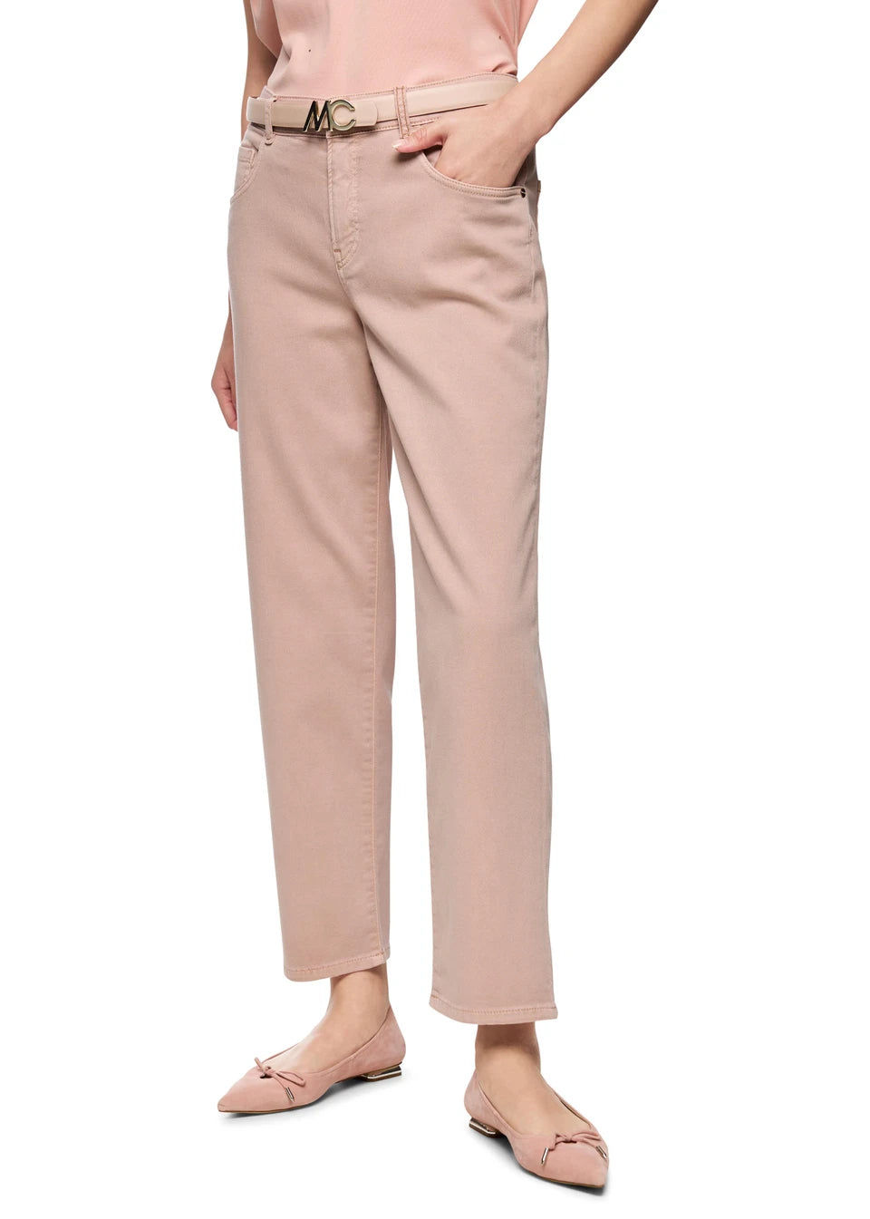 Marc Cain 8213 Jean in Warm Taupe New - side view