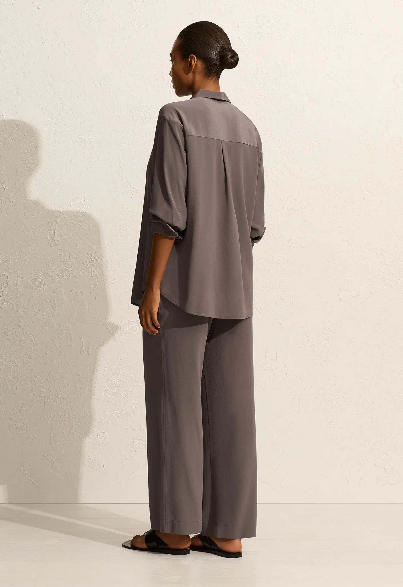 Drawstring Trouser in Slate