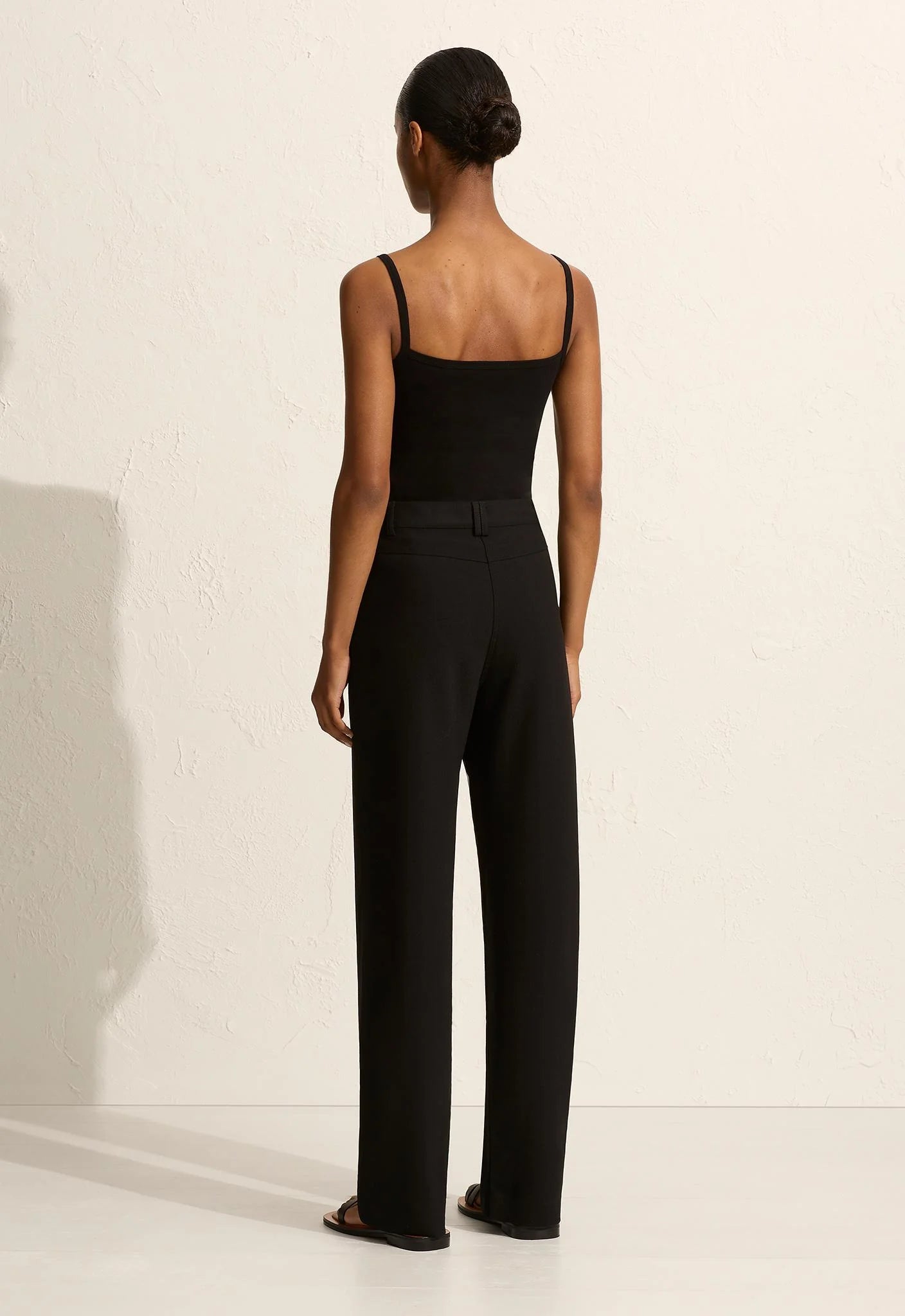 Matteau Relaxed Crepe Pant - Black