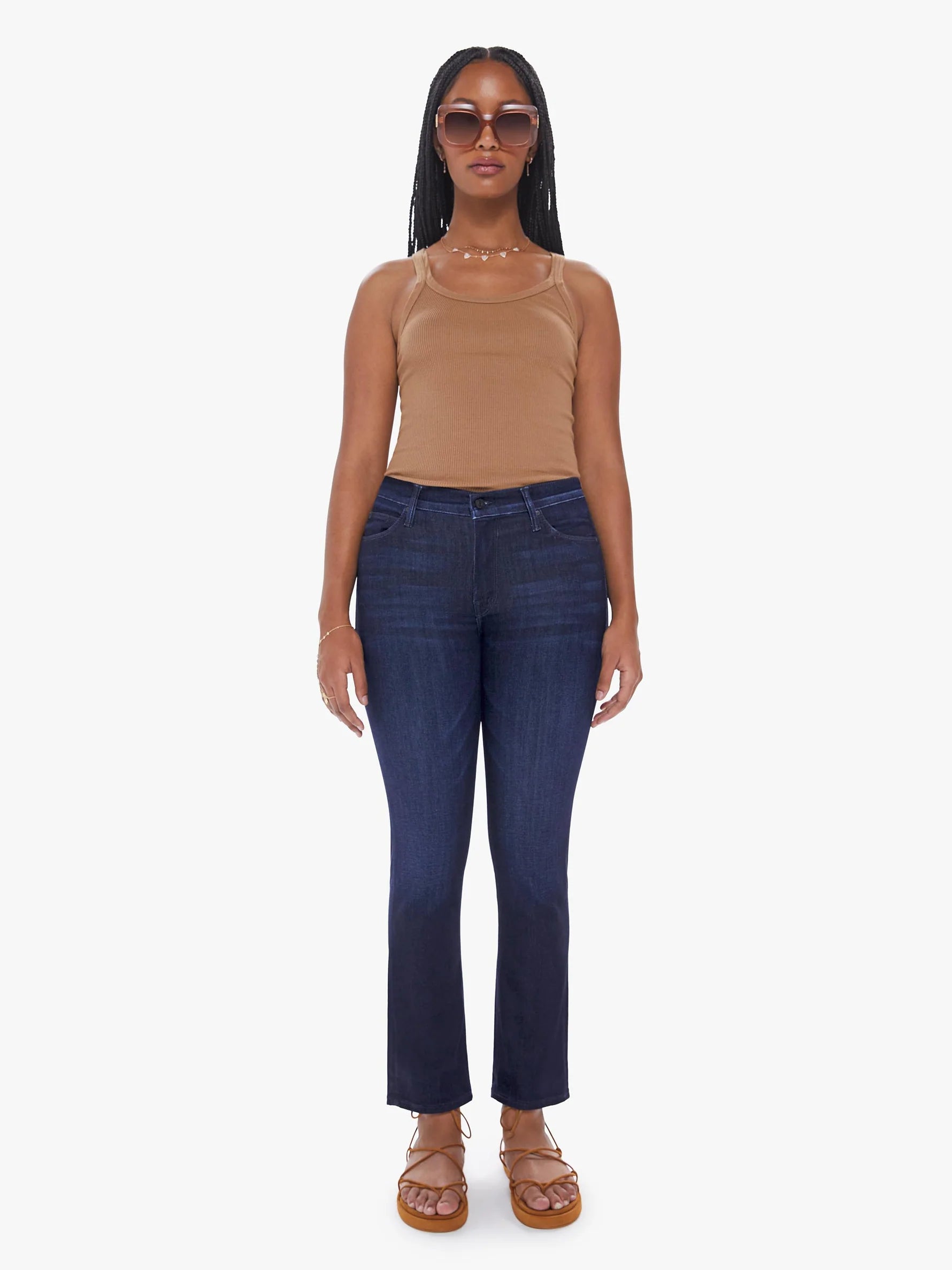 Mid Rise Dazzler Ankle Jean - Now Or Never