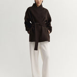 Almada Noorie Coat in Chocolate