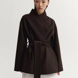 Almada Noorie Coat in Chocolate