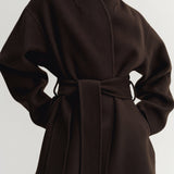 Almada Noorie Coat in Chocolate