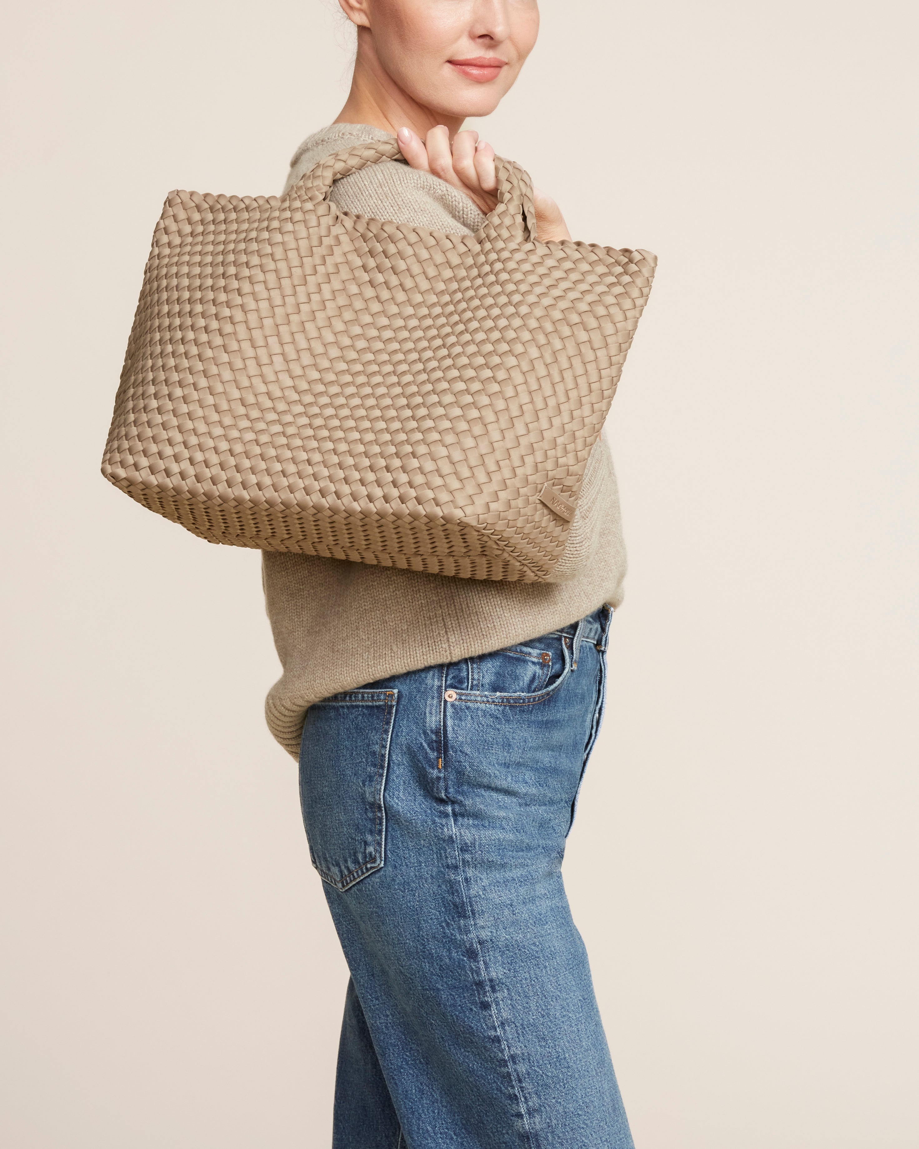 St Barths Medium Tote | Cashmere