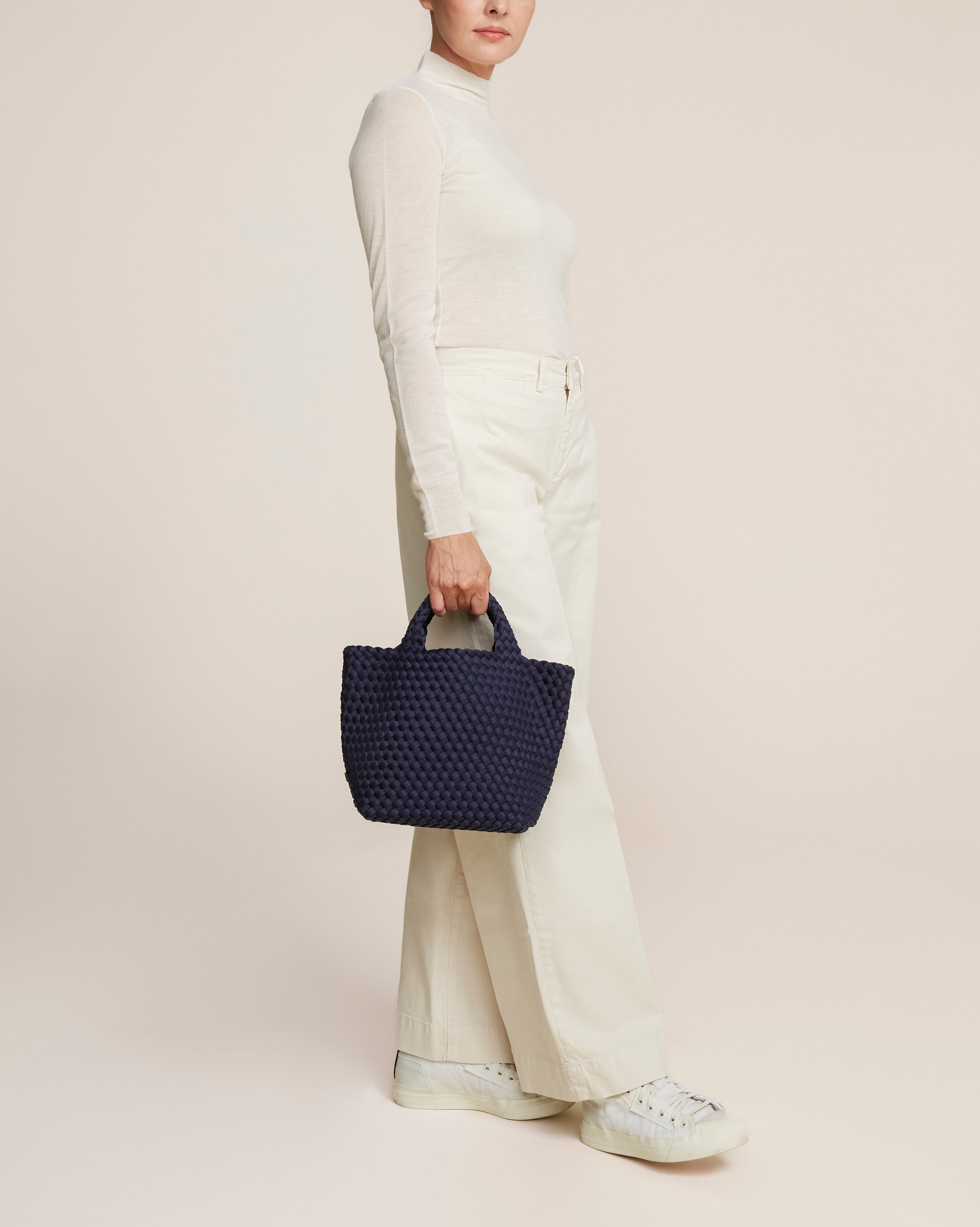 St Barths Small Tote | Ink Blue