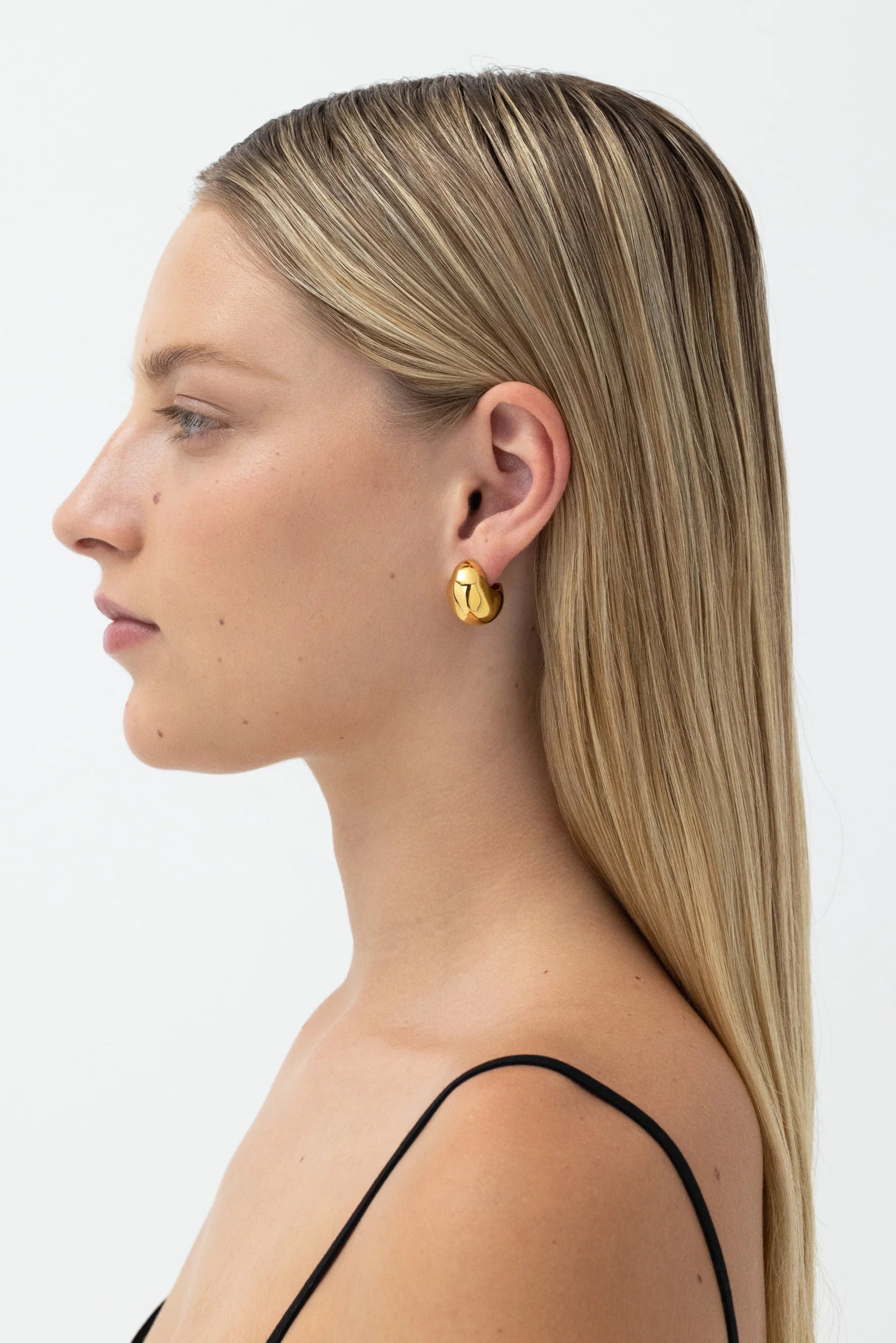 Figure Hoops | Gold