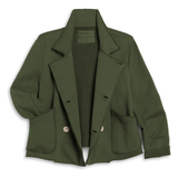 Frank and Eileen Mini Belfast Cropped Peacoat in Caper