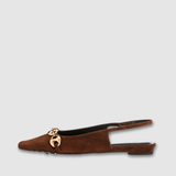 Alias Mae Harriet Slingback in Mocha Suede