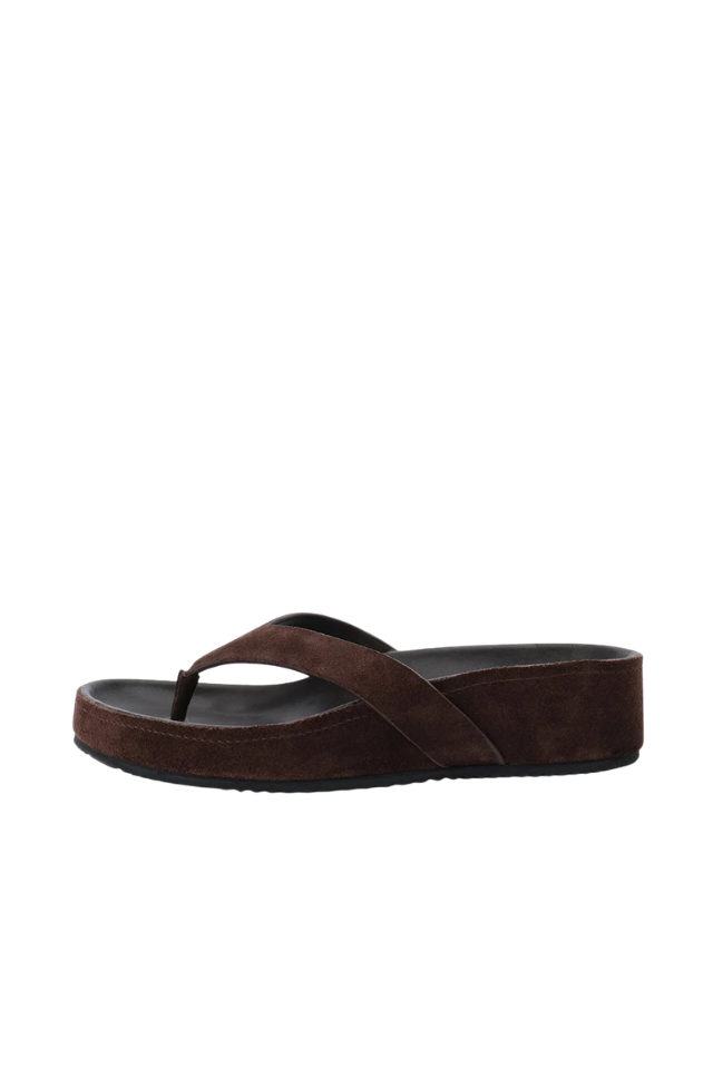 Alias Mae Akiko Flat in Choc Suede