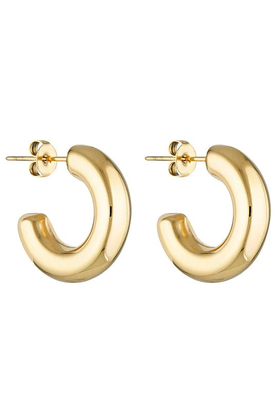 Porter Chubby Hoops - Gold