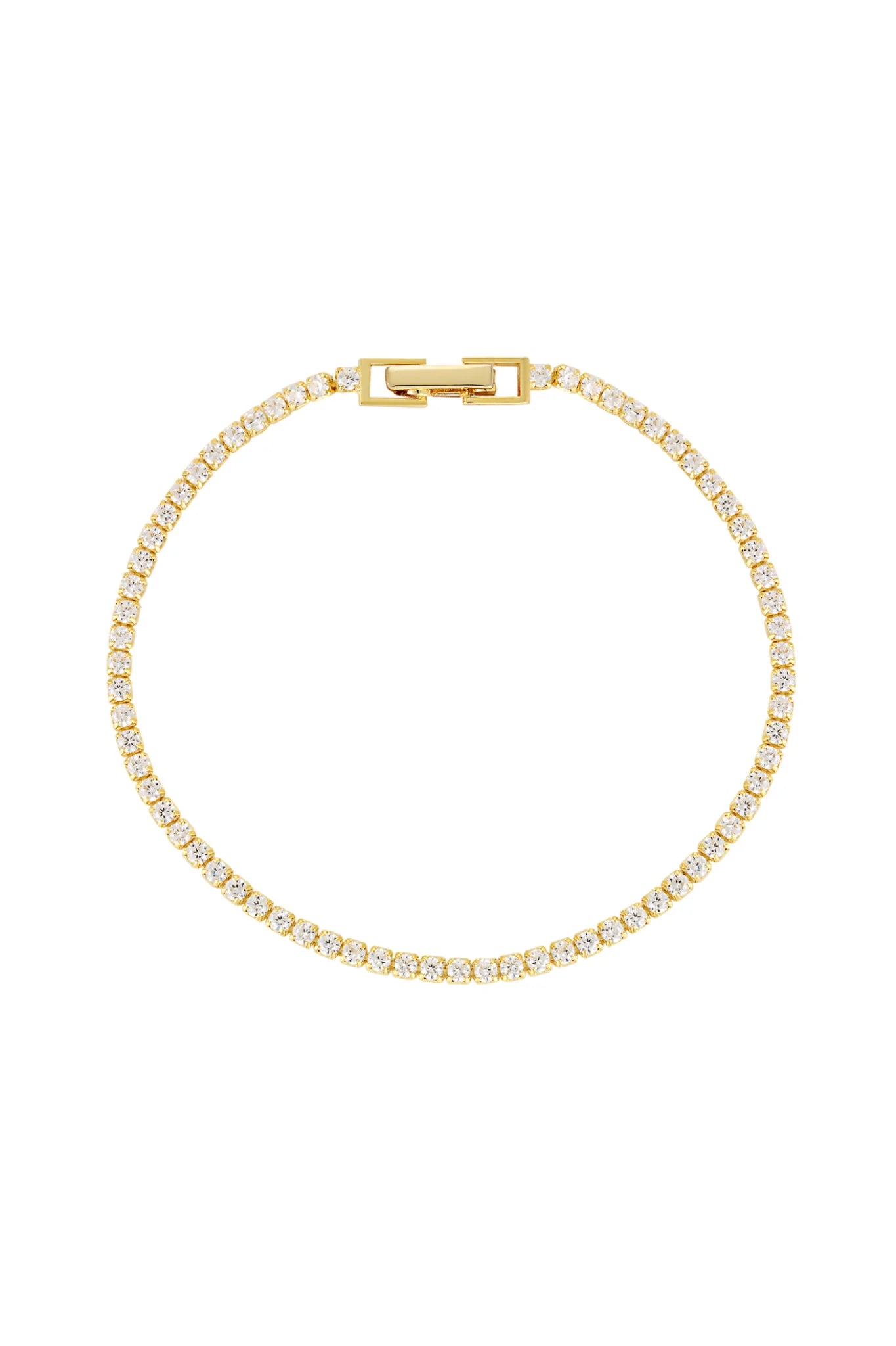 Petite Tennis Bracelet | Gold