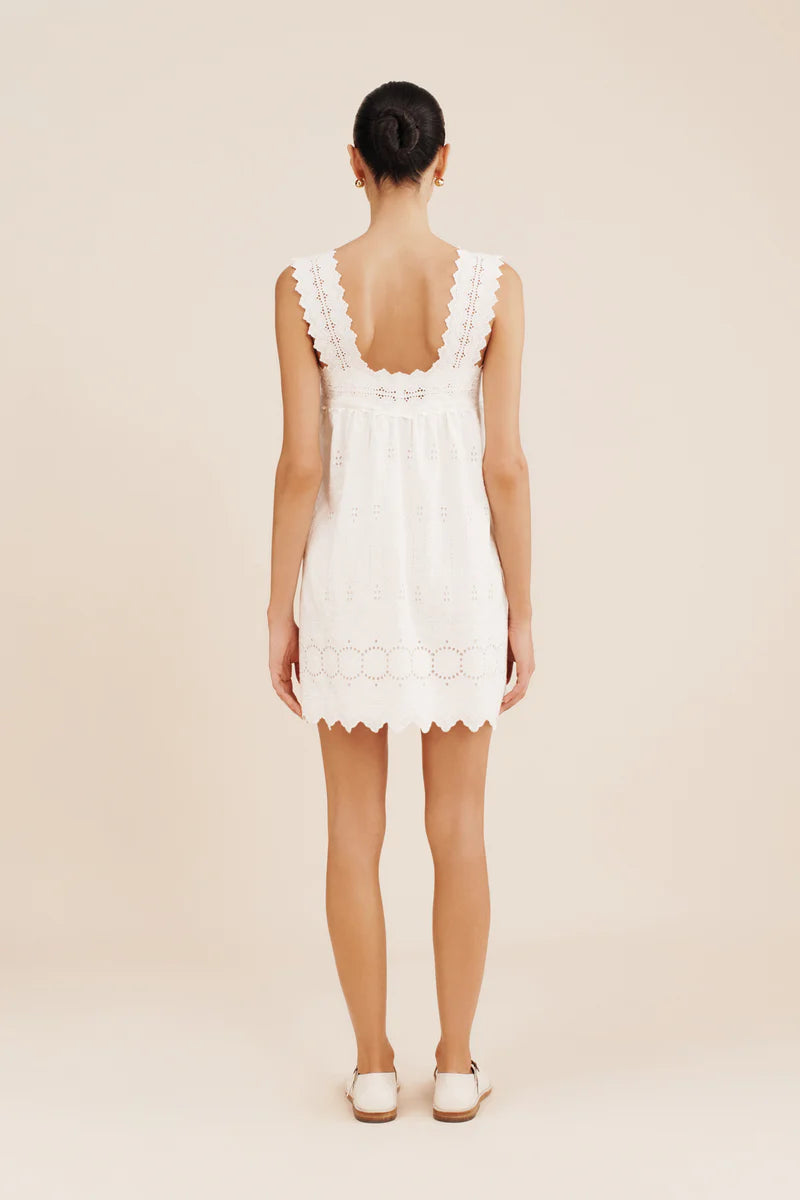 Amelia Mini Dress | Vintage White