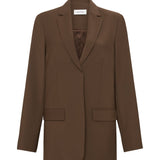 Matteau Relaxed Tailored Blazer in Coffee