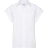 Matteau Relaxed Sleeveless Shirt in White