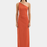 Sir Rossana Gown in Terracotta
