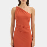 Sir Rossana Gown in Terracotta