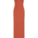 Sir Rossana Gown in Terracotta