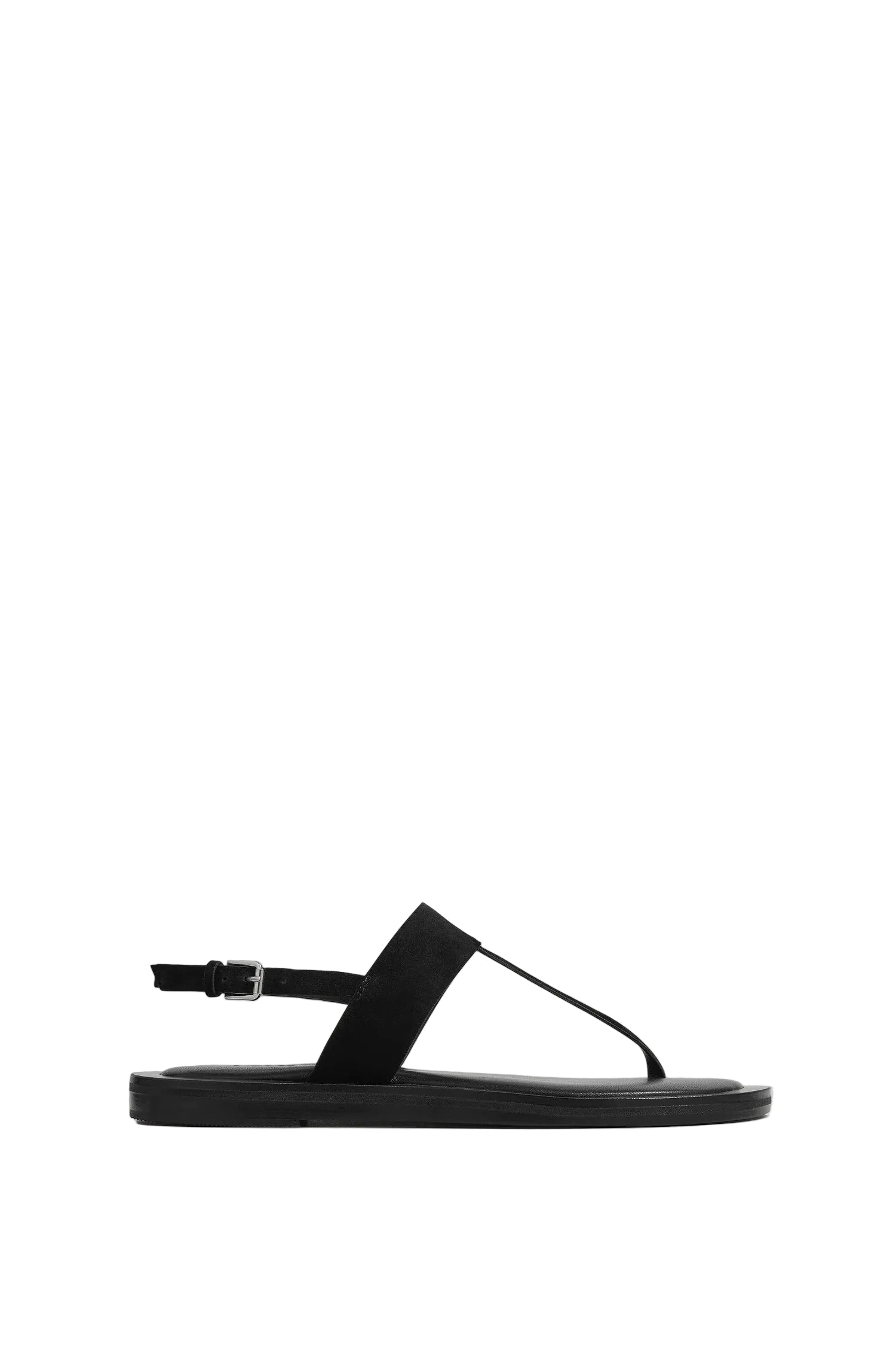 A Emery Somerset Sandal in Black Suede