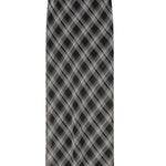 A Emery Reese Sheer Skirt in Black And White Check