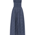 Matteau Shirred Bodice Dress in Bluebell