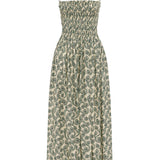 Matteau Shirred Bodice Dress in Vine