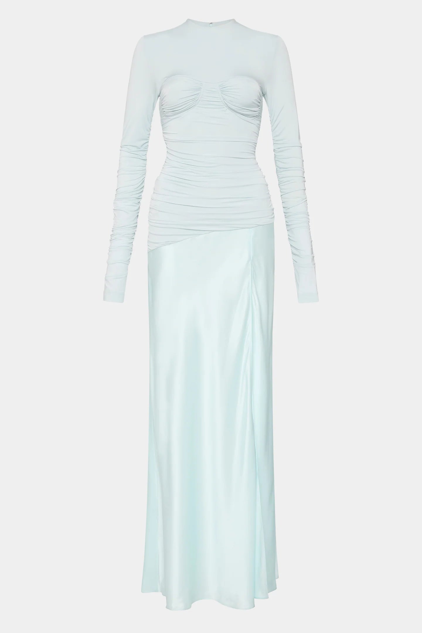 SIR. Alessia Draped Gown - Ice Blue