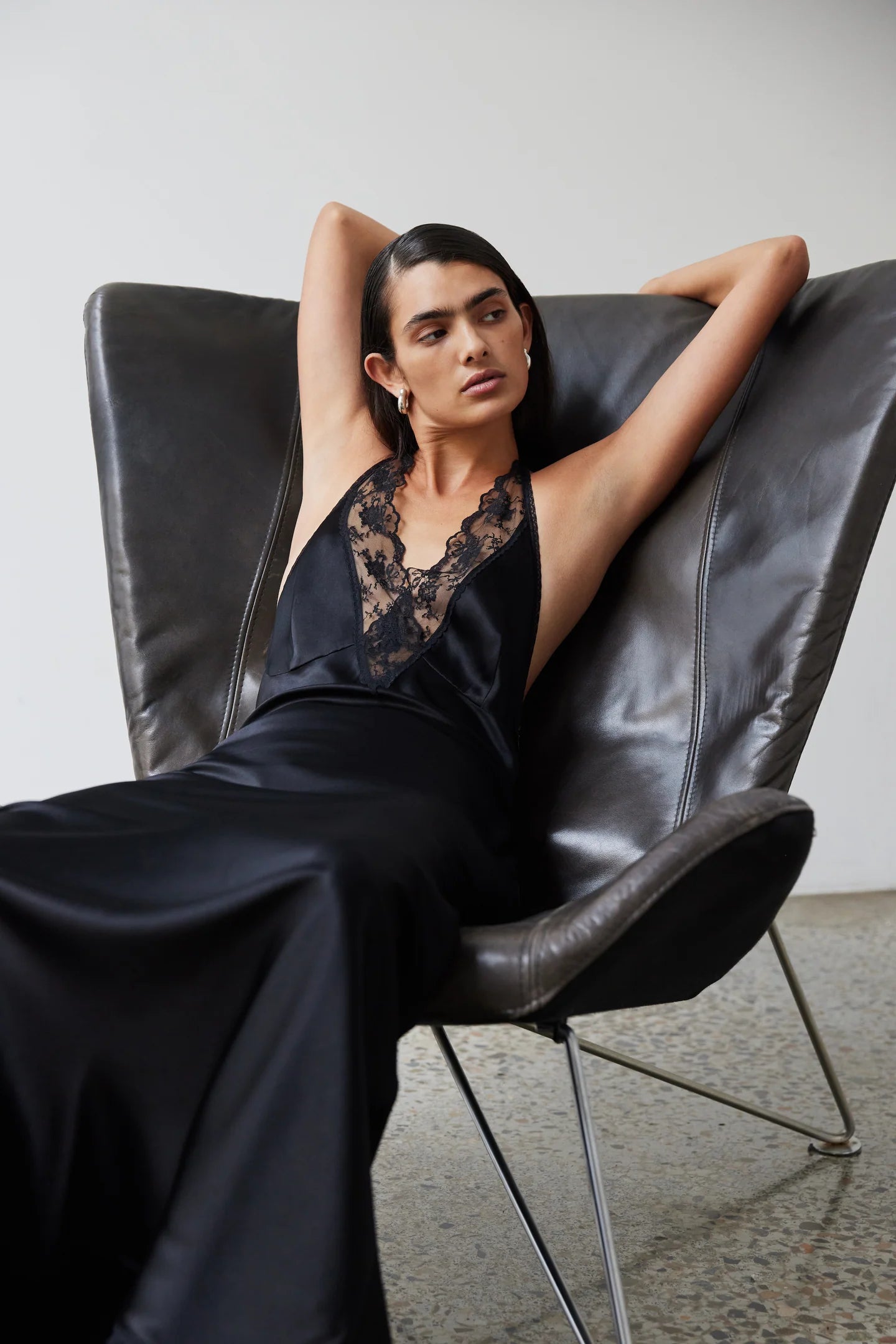 SIR. Aries Halter Gown - Black