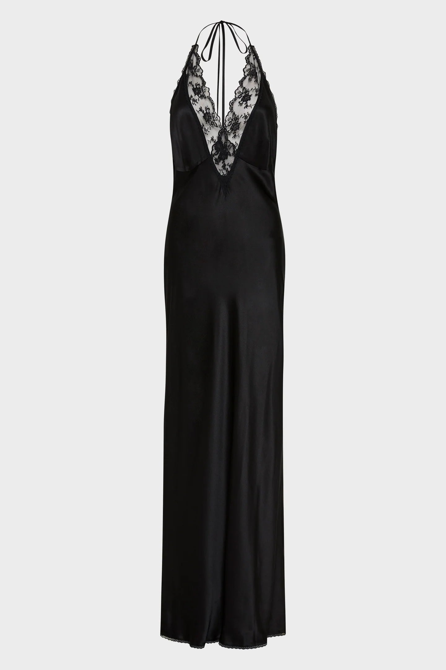 SIR. Aries Halter Gown - Black