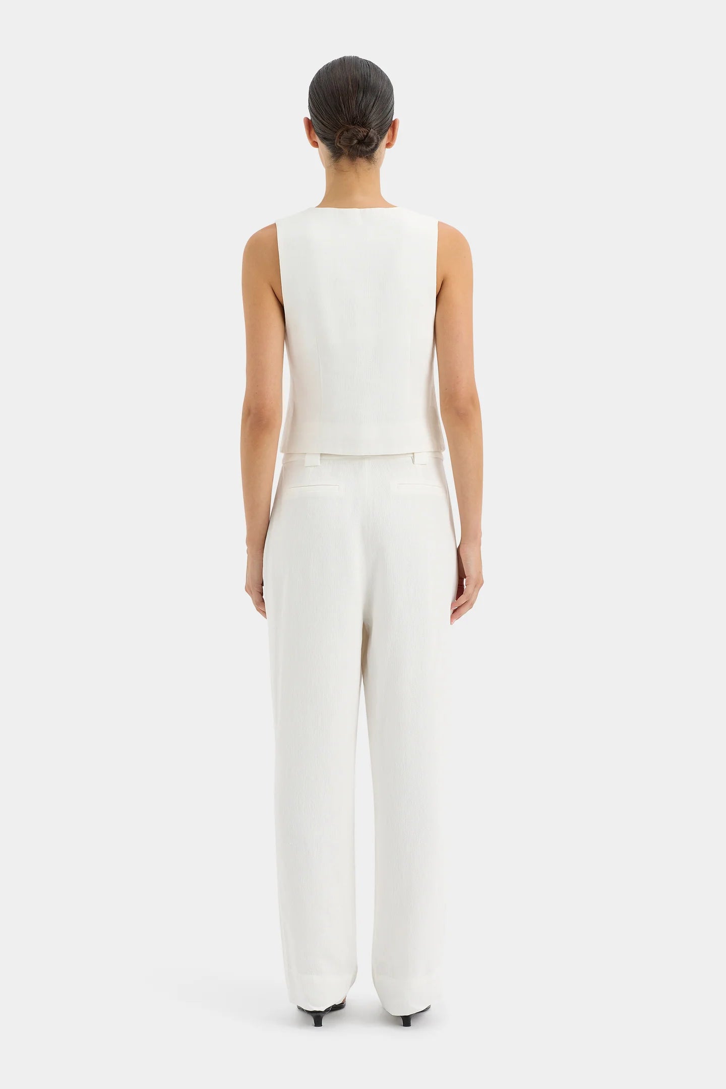 SIR. Clemence Tailored Vest - Ivory