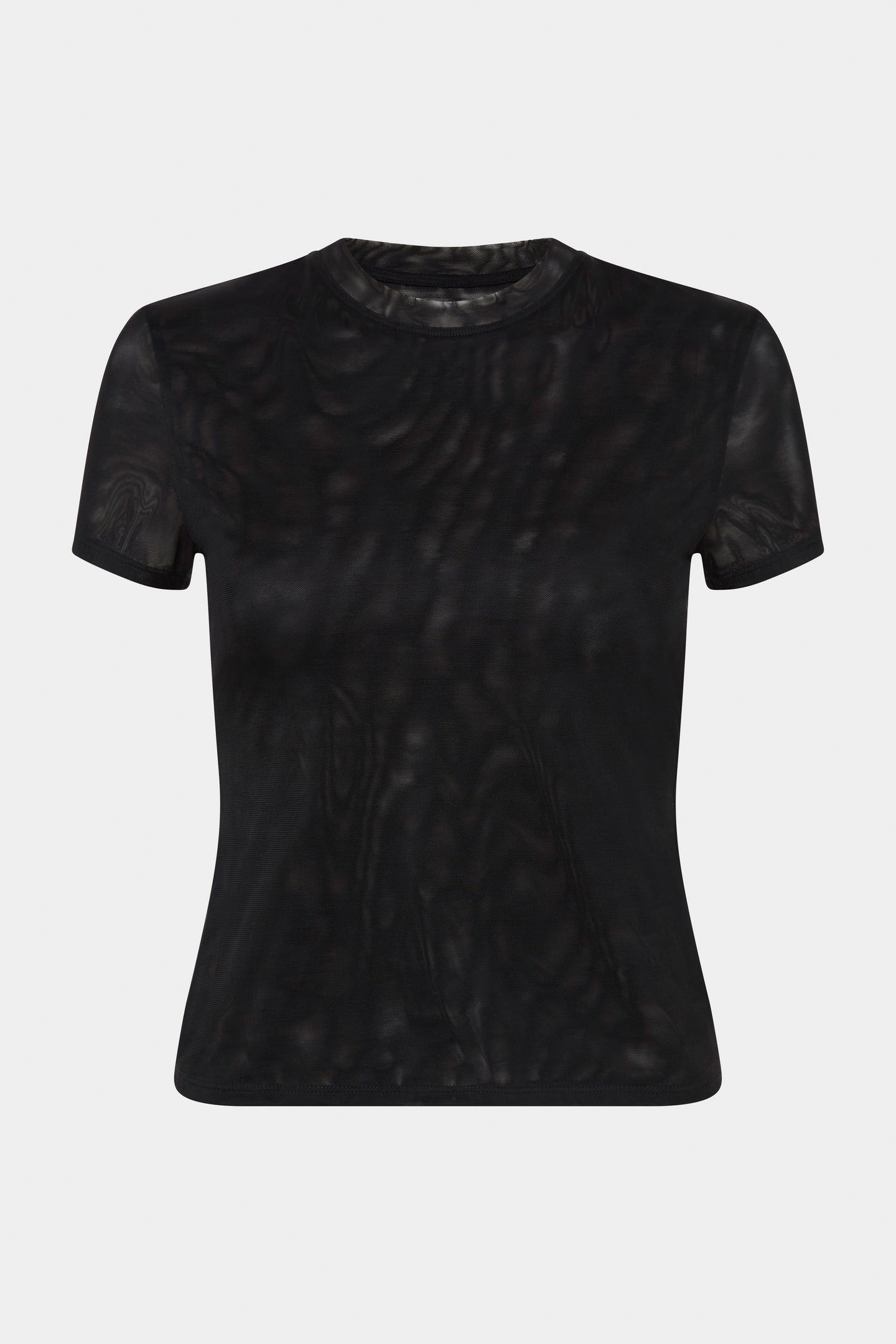SIR. Jacques Mesh Fitted Tee - Black