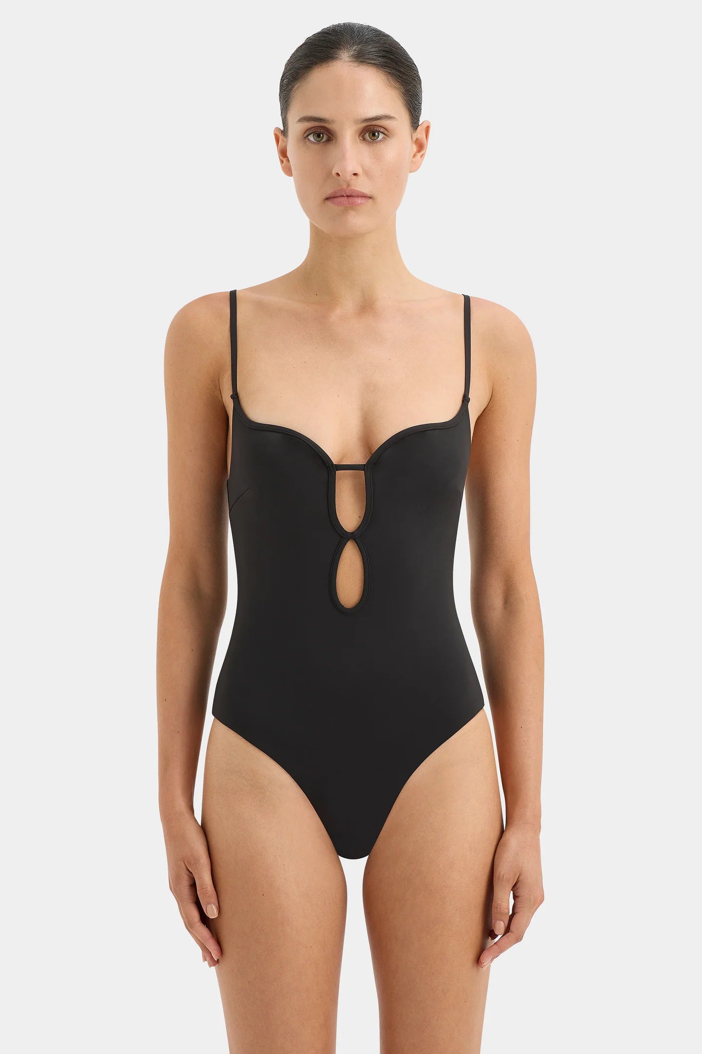 SIR. Renata Keyhole One Piece - Black