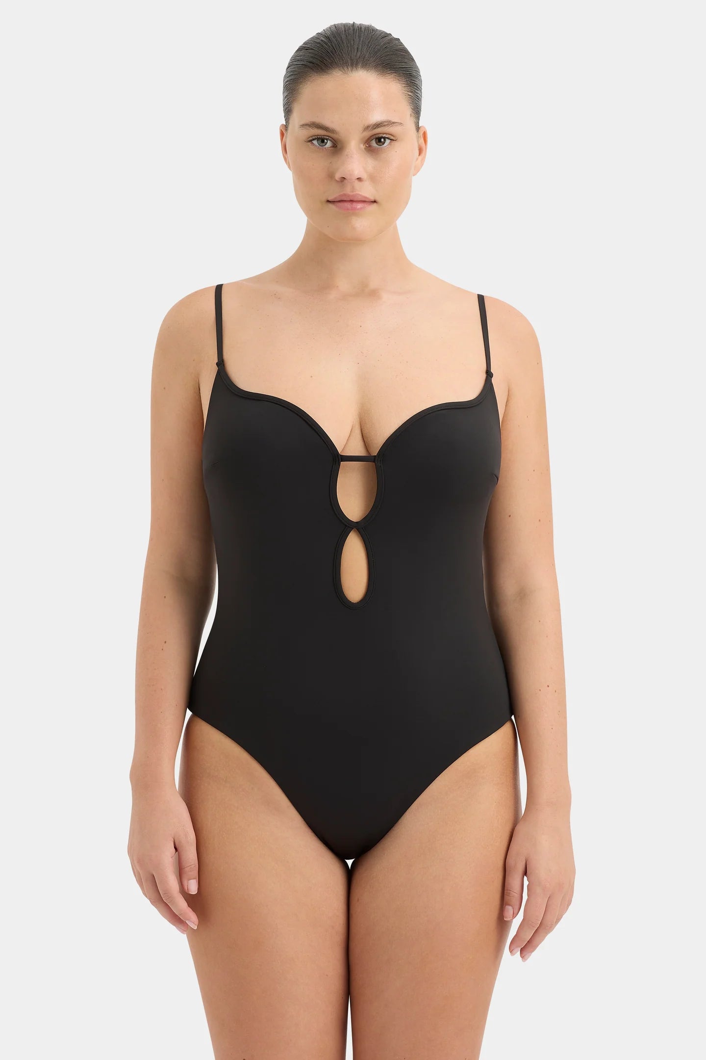 SIR. Renata Keyhole One Piece - Black