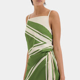 Sir Carlo Mini Dress in Milano Verde
