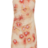 Sir Fiorella Strapless Mini Dress in Petalo Lumina