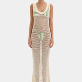 Sir Illaria Crochet Dress in Cream