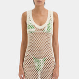 Sir Illaria Crochet Dress in Cream