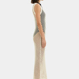 Sir Illaria Crochet Dress in Cream