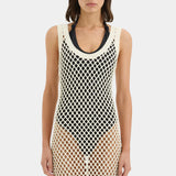 Sir Illaria Crochet Dress in Cream