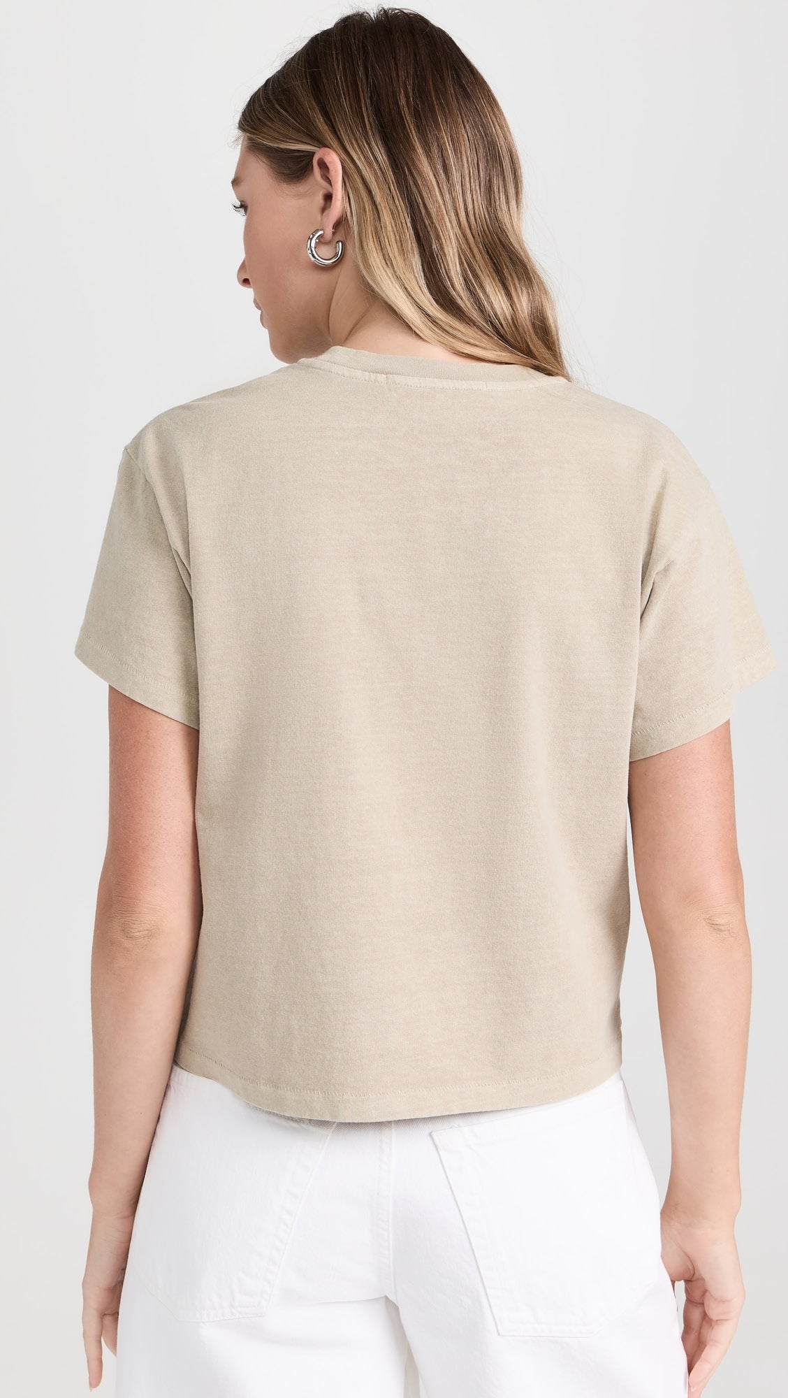 Square Tee | Pale Khaki