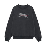 Anine Bing Spencer Sweatshirt Leopard