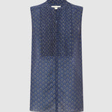 Matteau Sleeveless Pintuck Tunic in Cassis