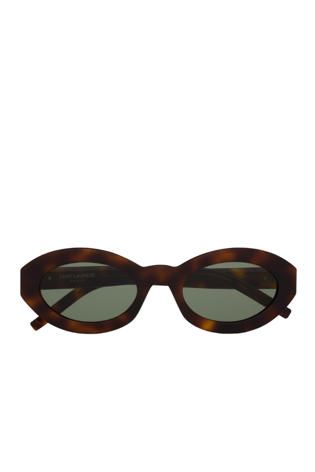 Saint Laurent SLM136F002 Sunglasses in Havana