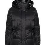 Yves Salomon Down Jacket 70cm in Black