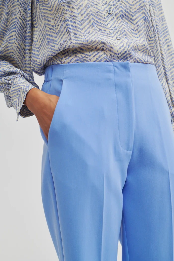 Second Female Levien Classic Trousers - Cornflower Blue