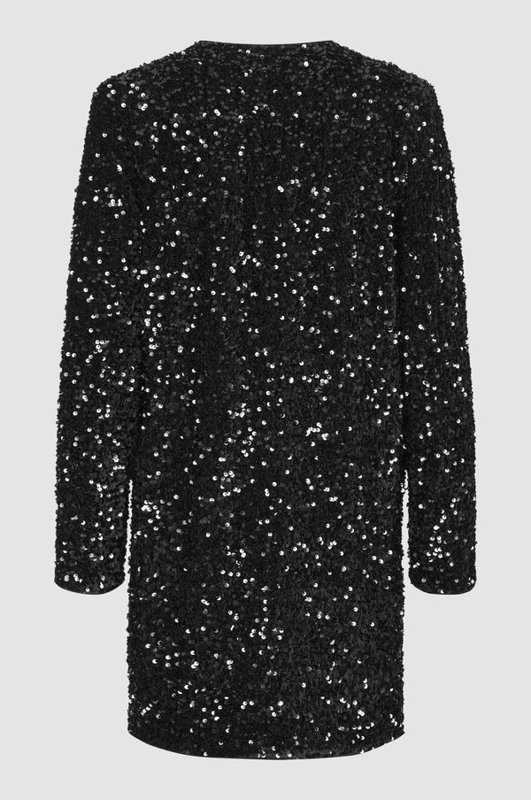 Second Female Shimmer Dress - Black